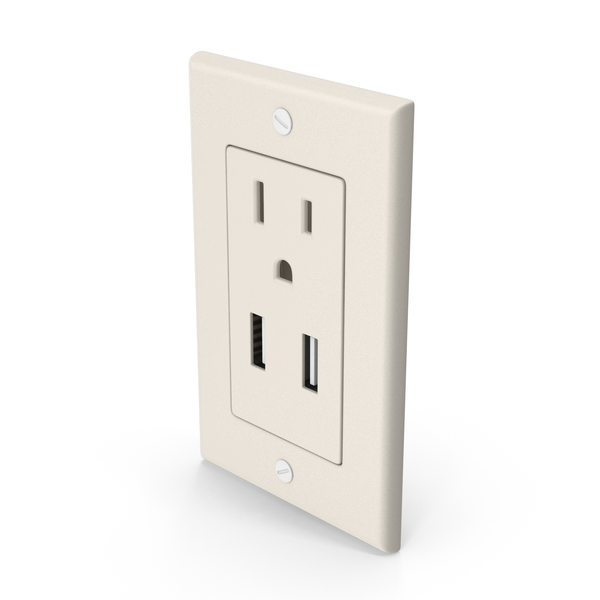 Electrical Socket And USB Outlet PNG & PSD Images