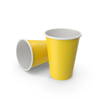 Yellow Cups PNG & PSD Images