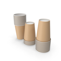 Stack Of Paper Cups PNG & PSD Images