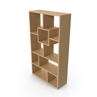 Wooden Bookcase PNG & PSD Images
