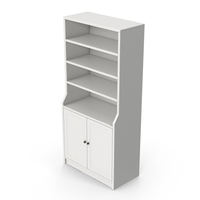 White Bookcase PNG & PSD Images