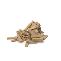 Destroyed Tower Bricks Game PNG & PSD Images
