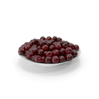 Cherry In Plate PNG & PSD Images