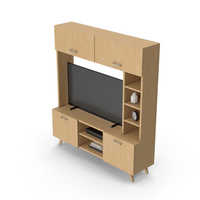 TV Stand Set PNG & PSD Images