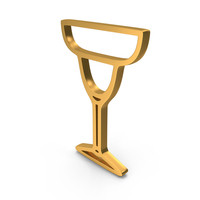 Gold Margarita Cocktail Drink Glass Outline Icon PNG & PSD Images