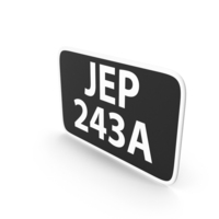 Retro Car License Plate PNG & PSD Images