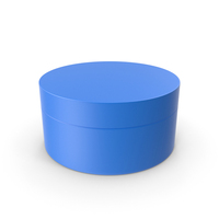Cosmetic Jar Blue PNG & PSD Images