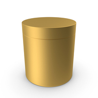 Cosmetic Jar Gold PNG & PSD Images