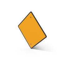 Orange Road Sign PNG & PSD Images