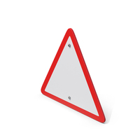 Triangular Road Sign PNG & PSD Images