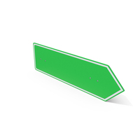 Green Arrow Road Sign PNG & PSD Images