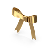 Gold Gift Bow PNG & PSD Images