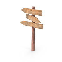 Wooden Arrow Sign PNG & PSD Images