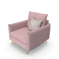 Pink Armchair PNG & PSD Images