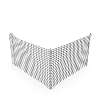 Plastic Security Mesh Fence Corner Black PNG & PSD Images