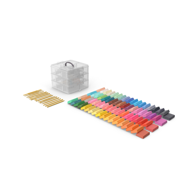 Polymer Clay Kit Lay Out PNG & PSD Images