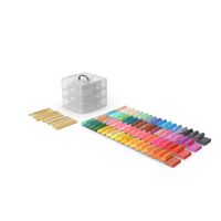 Polymer Clay Kit Lay Out PNG & PSD Images