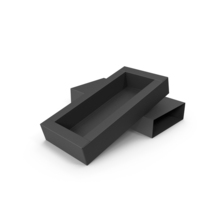 Open Packaging Box Black PNG & PSD Images
