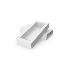 Open Packaging Box White PNG & PSD Images