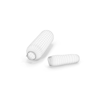 Broken Injection Ampule Wireframe PNG & PSD Images