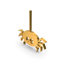 Gold Spider Icon PNG & PSD Images