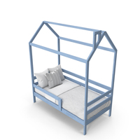 Blue Bed PNG & PSD Images