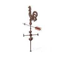 Classic Rooster Weathervane PNG & PSD Images