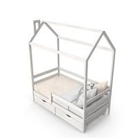 White Bed PNG & PSD Images