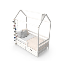 White Bed PNG & PSD Images