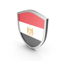Egypt Flag Shield PNG & PSD Images
