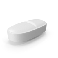 Pill White PNG & PSD Images