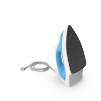 Steam Iron Blue PNG & PSD Images