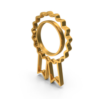 Gold Badge Symbol PNG & PSD Images