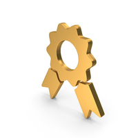 Gold Badge Symbol PNG & PSD Images