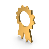 Gold Badge Symbol PNG & PSD Images