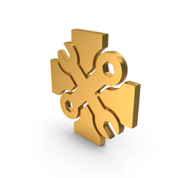 Gold Settings Repair Icon In Plus PNG & PSD Images