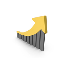 Stock Market Growth Arrow Symbol PNG & PSD Images