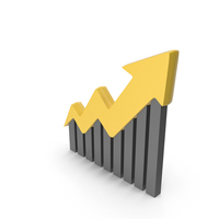 Stock Market Growth Arrow Symbol PNG & PSD Images