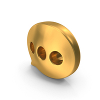 Gold Chat Bubble Symbol PNG & PSD Images