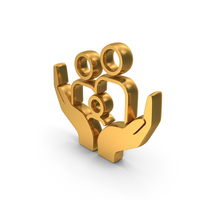 Gold Family Insurance Symbol PNG & PSD Images