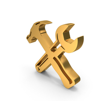 Gold Settings Symbol PNG & PSD Images