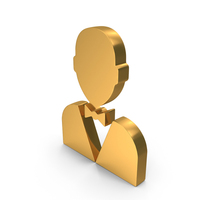 Gold User Officer Symbol PNG & PSD Images