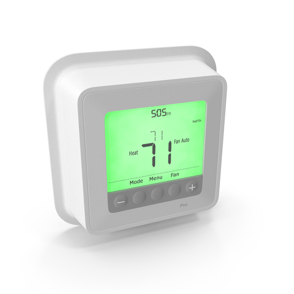Digital Programmable Thermostat PNG & PSD Images