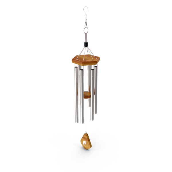 Chrome Plated Wind Chime PNG & PSD Images