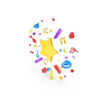 Party Confetti PNG & PSD Images