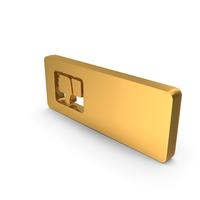 Gold Dislike Counter Symbol PNG & PSD Images