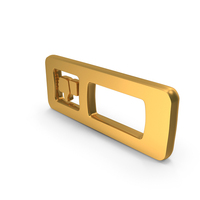 Gold Dislike Counter Symbol PNG & PSD Images
