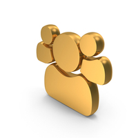 Gold User Group Symbol PNG & PSD Images