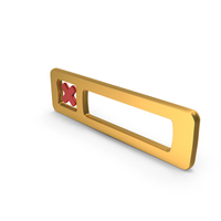 Gold Dislike Counter Symbol PNG & PSD Images