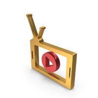TV Play Antenna Symbol PNG & PSD Images